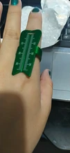 Regla Dental de aleación de aluminio, instrumento colorido de medición de Canal radicular para endodoncia, herramientas de dentista, 1 ud.