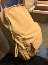 Mochila de lona de moda para mujer, bolso de hombro antirrobo, mochila escolar para chica adolescente