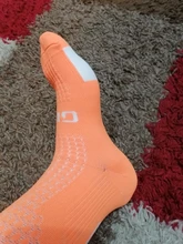 Calcetines de ciclismo hasta la rodilla para hombre y mujer, calcetín de fútbol para correr, equipo deportivo para senderismo, de algodón, por encima de la rodilla