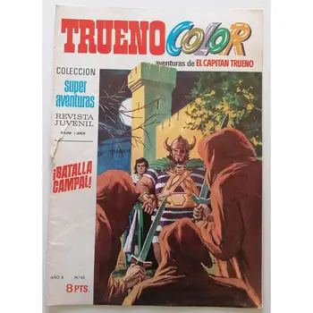 

Thunder COLOR the adventures of Captain Thunder No. 65, 1970, 1ª edition Spanish, ED. BRUGUERA, author AMBROS