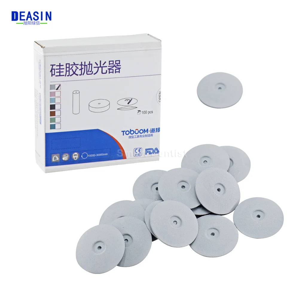 

TOBOOM Dental Lab Silicone Polishers Wheel Jewelry Silicon Rubber Disk White Dental accessories tools