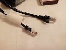 Hiseeu-Cable plano de red LAN Cat5, Ethernet, Internet, 20M, para cámara POE, módem de ordenador, enrutador