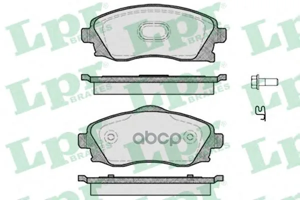 Колодки Тормозные Opel Corsa C 01/Tigra B 04 Передние Lpr 05p758 Lpr арт. 05P758