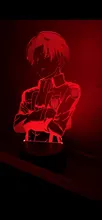Table-Lamp Light Cool Ackerman-Figure Night-Light Titan Attack Acrylic Home-Room-Decor
