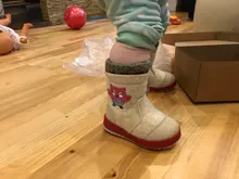 Shoes Boots Girls Childrens Mmnun Winter Wool for with Owl Warm ML9439 Size-23-32