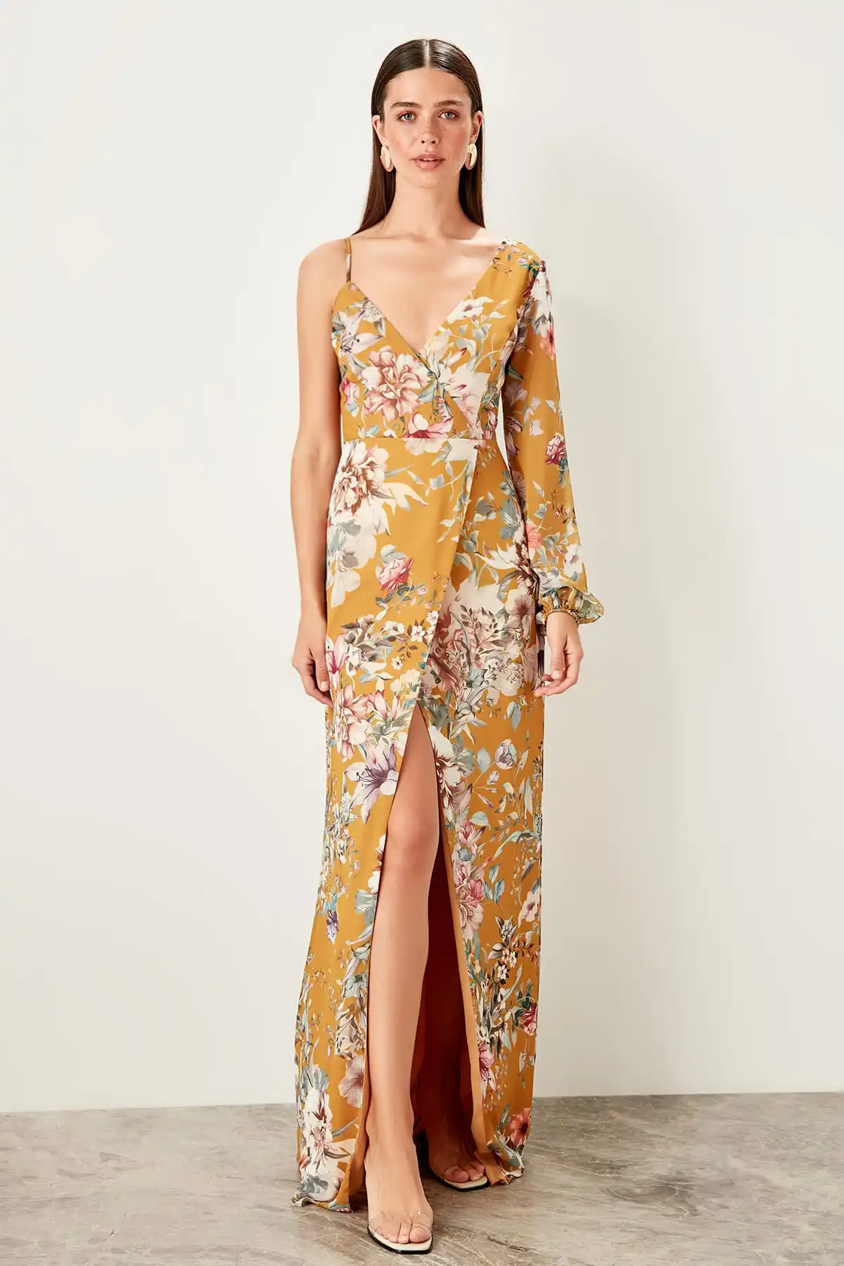 Trendyol Decorated Evening Dress TPRSS19UT0107