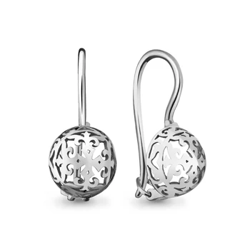 

Aquamarine baby earrings without inserts, 925 sterling silver