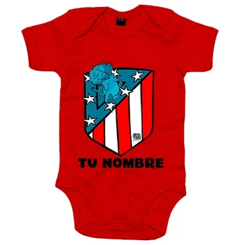 

Baby bodysuit Atletico Madrid new coat customizable with name