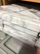 18 ~ 24 Uds de cartón de papel cajas de almacenamiento de caja de transporte para collares brazaletes pendientes cuadrado rectángulo
