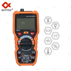 Qhtec – multimètre numérique PM18A, testeur de Transistor électrique, capteur NCV, testeur professionnel analogique manuel 
