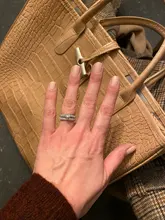 Conjunto de anillos de boda de lujo para mujer, joyería rellena de Color plateado, de compromiso, de piedra CZ, Color blanco