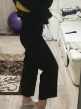 Pantalones de chándal para mujer, ropa de calle, moda de verano, estilo coreano, pierna ancha, Harajuku, holgado, negro, cintura alta, Vintage, 2020