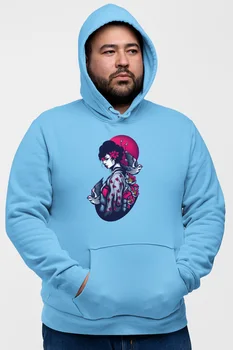 

Angemiel Wear Geisha Blue Men 'S Hooded Sweatshirt