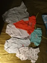 2021 6 unids/set Unisex bebé recién nacido ropa de bebé de algodón de chica ropa de dibujos animados de niñas ropa de bebé monos Bodysuits