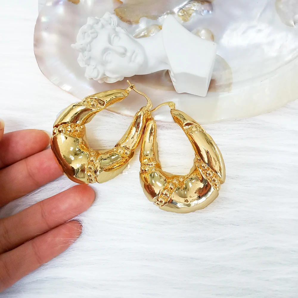 Африканские золотые металлические Висячие серьги для женщин Паровые серебряные большие круглые дизайнерские массивные Серьги Brincos геометрические ювелирные изделия mirafeel
