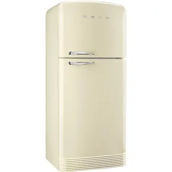 

Smeg refrigerator s cream double-door (hinges right)