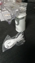 Mininebulizador portátil de mano para niños, inhalador de inhalador silencioso, atomizador de malla, autoclean, inhalador portátil