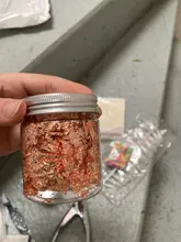 3g Oro de imitación plata hoja de cobre lentejuelas brillos de hoja de escamas hojas a granel papel de aluminio para dorado DIY decoración artística de uñas