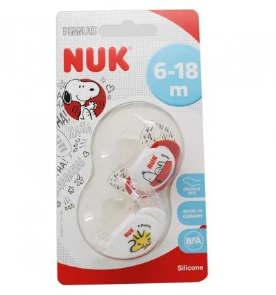 Nuk Snoopy Silicone Pacifier T2 6 18 Months Pacifier Aliexpress