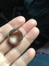 Anillo de titanio de acero inoxidable de Anime Attack on Titan para hombres y mujeres, anillos de dedo Shingeki no Kyojin con alas de la libertad