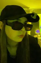 HUANZHI-Conjunto de anillos redondos de resina acrílica para mujer, colorido cuadrado geométrico, con diamantes de imitación, regalo de fiesta, 2021