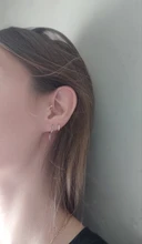 CANNER-pendientes redondos de Plata de Ley 925 auténtica para mujer, Micro incrustaciones, aros, joyería de diamante de circonio, 6, 7, 8, 9mm