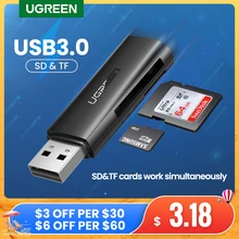 Aliexpress - Ugreen Card Reader USB 3.0 2.0 to SD Micro SD TF Memory Card Adapter for Laptop Accessories Multi Smart Cardreader Card Reader
