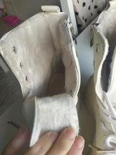 COOTELILI-Botines de punta redonda con cremallera y cordones para mujer, zapatos de moda, antideslizantes, con tacón de 5,5 cm, 2020
