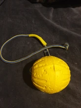 Fetch Rubber-Ball Training Bite Chew Toy Rope-Bite-Resistant Play Indestructible Solid