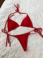 Bañador sexy de mujer, conjunto de bikini brasileño de dos piezas con sujetador de realce, ropa de baño, traje de baño para mujer