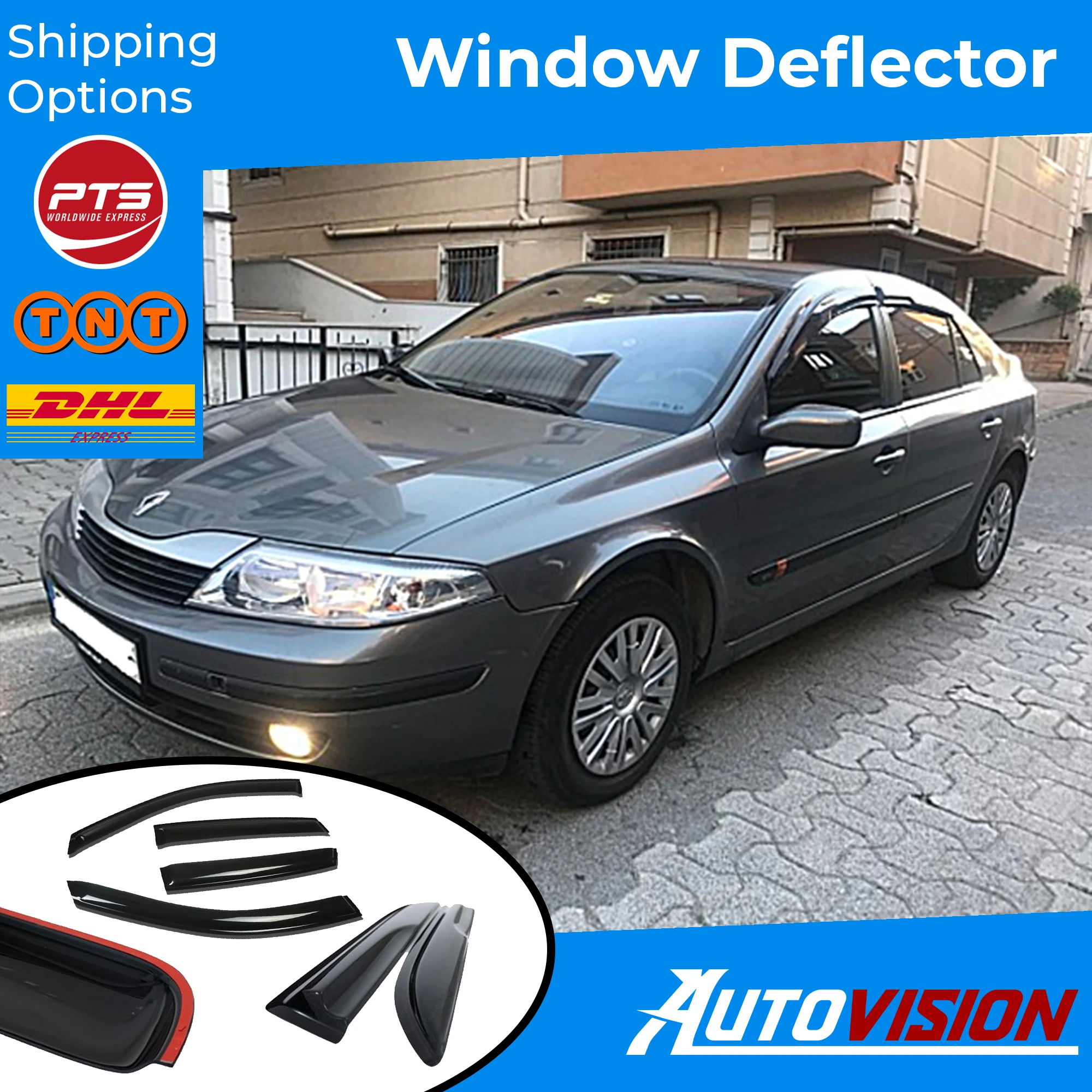 Accesorios de ventana de coche para Laguna 2, 2003, 2004, 2005, 2006, Deflector de de lluvia, visera, toldos|Parasoles para ventana lateral| - AliExpress