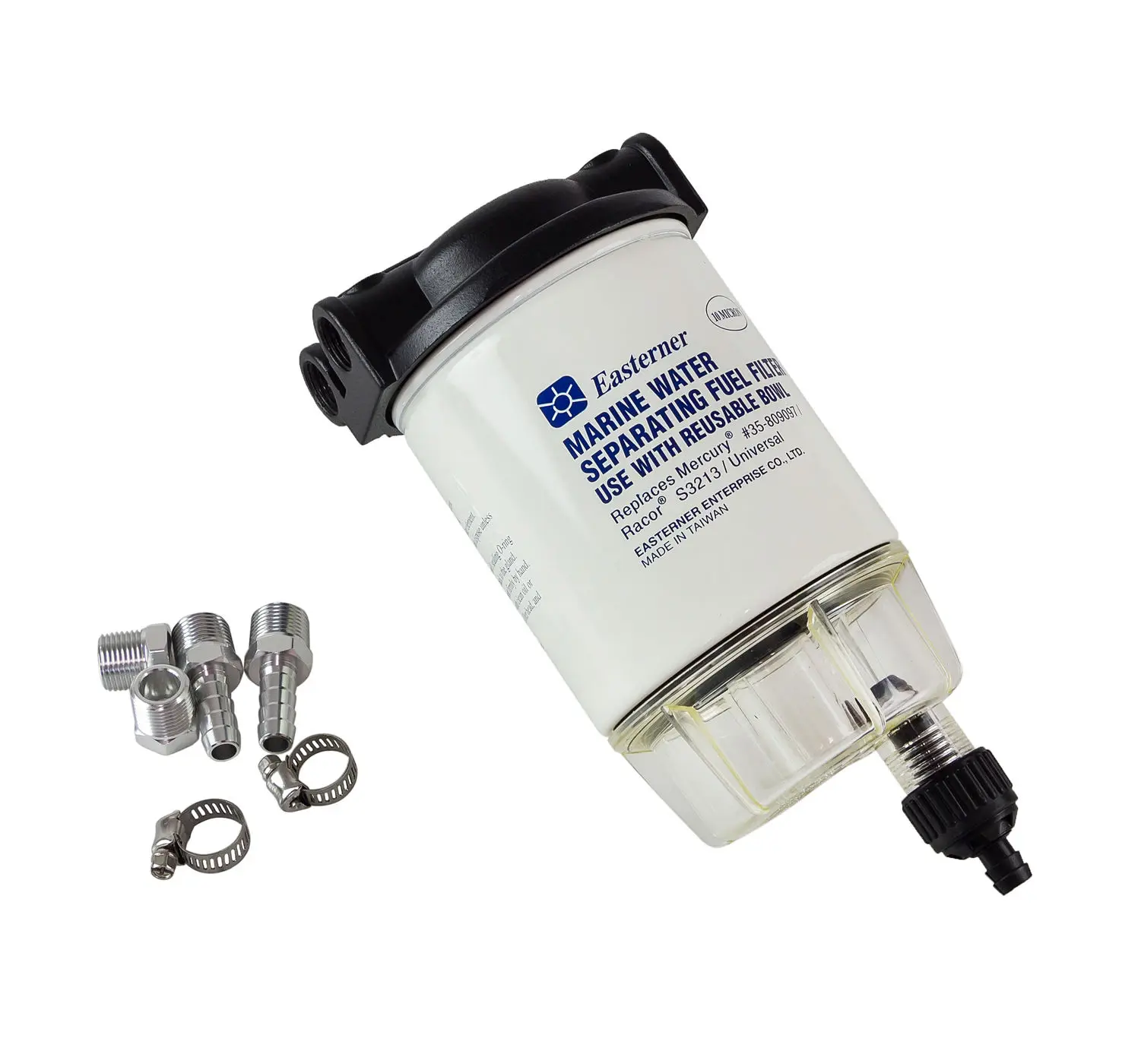 Фильтр топливный 10 мк с креплением и водосборником(малый) C14573P