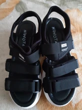 TUINANLE-Sandalias de gladiador con plataforma para Mujer, zapatos de verano a la moda, gruesas, para playa, de tela vaquera, cómodas, 2021