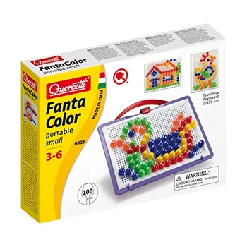 

Quercetti 13/0923-mosaic making case (100 nails), color/assorted model