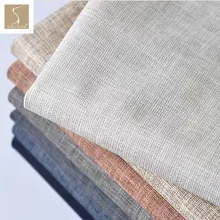138 см Широкий домашний интерьер искусственный Лен дизайн 50% полиуретан обивочный кожаный материал скатерть DIY ткань для рукоделия