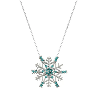 

Merve Gümüş'ten 925 Sterling Zircon Snowflake Pendant