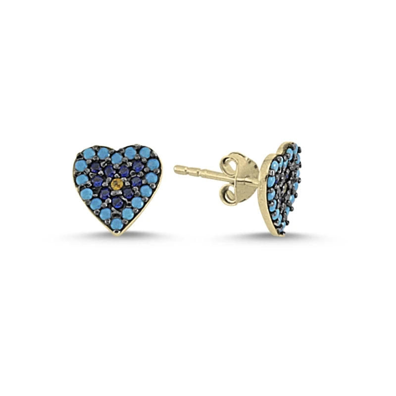 

Armagano Society Eye Heart Earrings