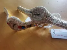 MISSFOX-reloj pequeño de 30mm para mujer, resistente al agua, de lujo, Ar, pulseras de Metal con diamantes de imitación Bu, relojes Chinos Baratos