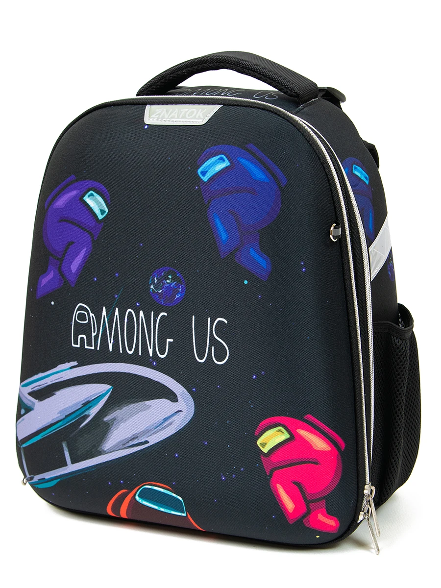 Рюкзак с амонг ас для мальчиков и девочек. Ранец для первоклассника с ортопедической спинкой для мальчиков. Портфели сша. Покажи портфель among us. Рюкзак among us серый.