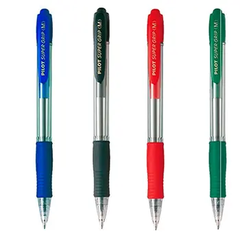 

Boligrafo pilot supergrip pack 4 u. (1 blue, 1 black, 1 Red, 1 Green)