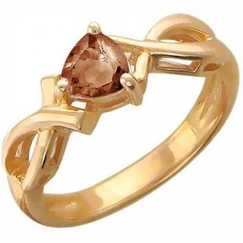 

Esthete ring with 1 pair of red gold