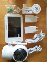 HeimVision-Monitor de bebé HMB33MQ, pantalla LCD de 5 pulgadas, 1080P, visión nocturna, 360 °, PTZ, mando a distancia, Audio de 2 vías, VOX, grabación de cuna, soporte para tarjeta SD