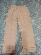 Ankle-Length-Pants Harem-Pants Loose Trousers Wool-Suit High-Waist Winter Womens Autumn