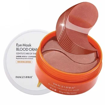 

Hydrogel patches under the eyes with red orange extract yudzu bioaqua images beauty eye mask blood orange 60 PCs