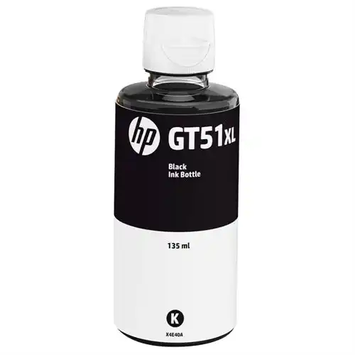 hp black ink bottle gt51