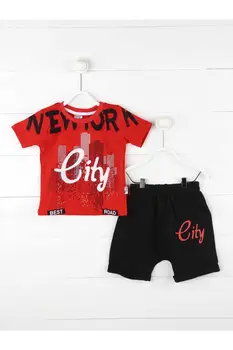 

Red Male Child 2li Suit