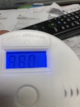 Alarma de gas de monóxido de carbono, alarma de luz y sonido, indicador de concentración de gas para evitar la intoxicación de gas, protección de la seguridad familiar