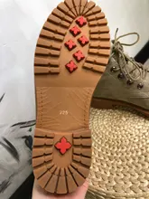 Shoes Platform Snow-Boots Lace-Up Beautoday Genuine-Leather Women Round-Toe Winter Ladies