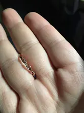 Anillo de compromiso clásico de circonia cúbica para mujer, sortija de Zirconia cúbica, Color oro rosa, Cristales austriacos