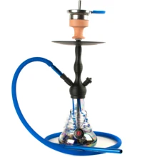 Кальян AMY DELUXE 470 SMALL RIPS модель PSMBK-BU полный комплект. Высота 50 см